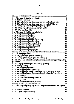 Luận văn Đánh giá tiềm năng năng lượng mặt trời ở Việt Nam theo số liệu quan trắc khí tượng thủy văn