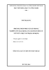 Phương pháp phổ tần số trong nghiên cứu dao động của dầm đàn hồi có vết nứt chịu tải trọng di động (Chuyên ngành: Cơ kỹ thuật)