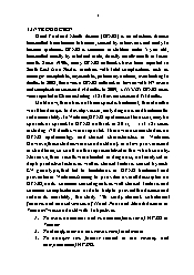 To study clinical, subclinical features and causal viruses of Hand Foot and Mouth disease in Vietnam