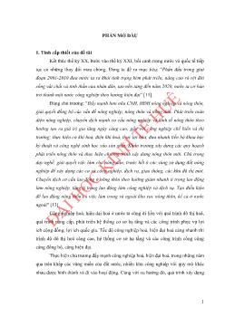 Luận văn Giải quyết vấn đề việc làm, nâng cao thu nhập và đời sống cho người dân bị thu hồi đất ở thành phố Huế