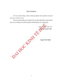 Luận văn Nâng cao chất lượng dịch vụ tín dụng cho vay hộ nghèo Ngân hàng chính sách xã hội chi nhánh huyện Đức Thọ, tỉnh Hà Tĩnh