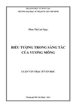 Luận văn Biểu tượng trong sáng tác của Vương Mông