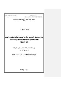 Tóm tắt Luận án Nghiên cứu ảnh hưởng của chế độ xử lý nhiệt đến cấu trúc, tính chất của hệ lớp phủ kép nhôm và hợp kim Ni-20Cr trên nền thép