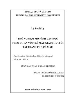 Hội thảo Sử dụng phương pháp dạy học theo dự án