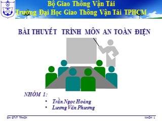 Bài thuyết trình môn An toàn điện - Trần Ngọc Hoàng