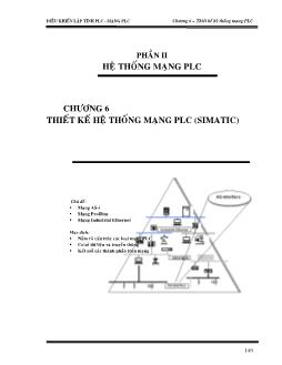 Giáo trình Điều khiển lập trình PLC - Mạng PLC - Chương 6: Thiết kế hệ thống mạng PLC