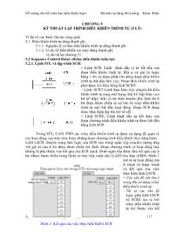 Giáo trình Điều khiển logic - Chương 5: Kỹ thuật lập trình điều khiển trình tự