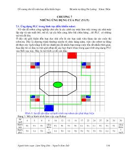 Giáo trình Điều khiển logic - Chương 7: Những ứng dụng của PLC