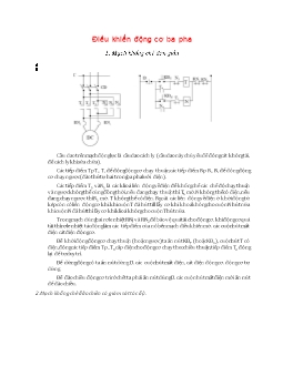 Giáo trình Máy biến áp - Chương 4: Điều khiển động cơ ba pha
