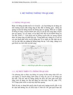 Giáo trình môn Hệ thống thông tin quang - Vô tuyến