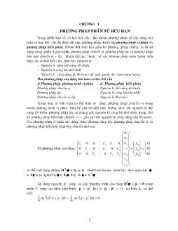 Giáo trình Phương pháp phần tử hữu hạn - Chương 1: Phương pháp phần tử hữu hạn (Phần 1)