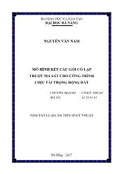 Tóm tắt Luận án Mô hình kết cấu gối cô lập trượt ma sát cho công trình chịu tải trọng động đất