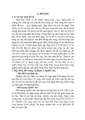 Tóm tắt Luận án Nghiên cứu tối ưu hóa các thông số công nghệ khi biến dạng siêu dẻo hợp kim Ti-5Al-3Mo-1,5V sử dụng trong chế tạo vũ khí