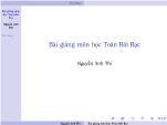 Bài giảng Toán rời rạc - Chương 7: Đại số Bool - Nguyễn Anh Thi