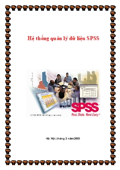 Giáo trình Hệ thống quản lý dữ liệu SPSS
