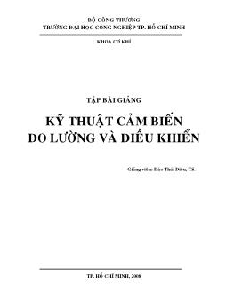 Giáo trình Kỹ thuật cảm biến đo lường và điều khiển