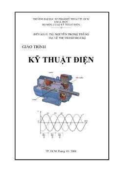 Giáo trình Kỹ thuật điện (Phần 1)