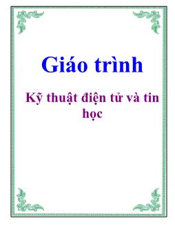 Giáo trình Kỹ thuật điện tử và tin học