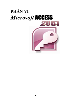 Giáo trình Microsoft Access 2001