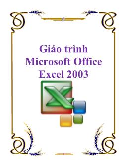 Giáo trình Microsoft Office Excel 2003