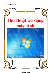 Giáo trình Thủ thuật sử dụng máy tính 2