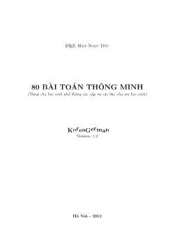 80 bài toán thông minh