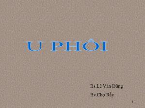 Bài giảng U phổi