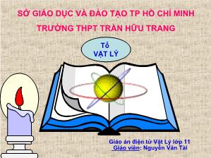 Bài giảng Vật lí 11 - Bài 28: Lăng kính - Nguyễn Văn Tài