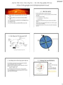 Bài giảng Vật lý khí quyển - Bài 2: Năng lượng bức xạ mặt trời và vai trò của nó với sinh vật (Phần 1) - Nguyễn Thị Bích Yên