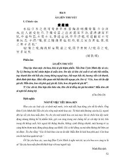 Giáo trình Văn bản Hán văn trích tuyển (Phần 2)