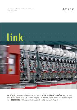 Tạp chí dành cho khách hàng của hệ thống kéo sợi xơ ngắn Rieter - Link no 64