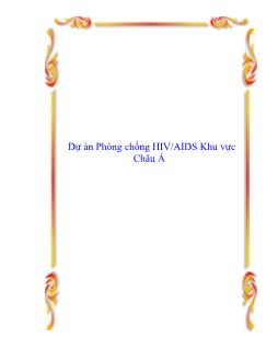 Dự án Phòng chống HIV/AIDS Khu vực châu Á