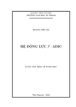 Hệ động lực P - ADIC