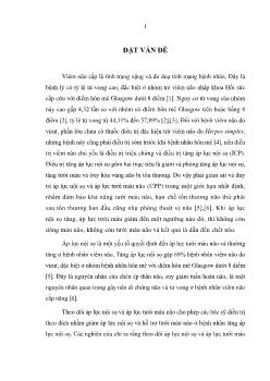 Luận văn Xác định ngưỡng giá trị của áp lực nội sọ và áp lực tưới máu não trong tiên lượng kết quả điều trị tăng áp lực nội sọ do viêm não cấp nặng ở trẻ em