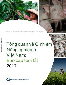 Nghiên Cứu Ô Nhiễm Nông Nghiệp - Tổng quan về Ô nhiễm Nông nghiệp ở Việt Nam: Báo cáo tóm tắt 2017