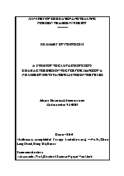 A study of the impacts of ceo’s characteristics on the performance of a number of outstanding listed enterprises