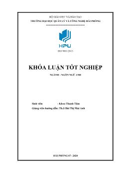 Khóa luận Application of active learning strategies to English classes in primary school