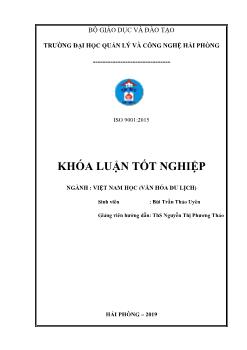 Khóa luận Giải pháp nâng cao chất lượng dịch vụ ăn uống tại nhà hàng Hải Đăng