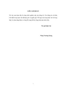 Luận văn Giải pháp nâng cao hiệu quả quản lý thu phí sử dụng bến bãi đối với phương tiện vận tải chở hàng hóa ra vào khu vực cửa khẩu quốc tế Hữu Nghị - Tỉnh Lạng Sơn