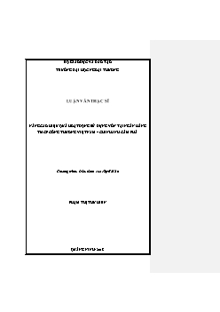 Luận văn Nâng cao hiệu quả hoạt động sử dụng vốn tại ngân hàng TMCP công thương Việt Nam – Chi nhánh Cẩm Phả