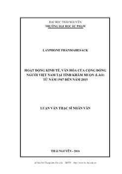 Luận văn Nghiên cứu điều kiện thu nhận và xác định tính chất và thành phần monosaccharide của exopolysaccharide từ một số chủng thuộc loài