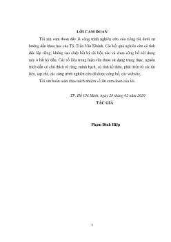 Luận văn Quản lý nhà nước về di sản văn hóa phi vật thể cấp quốc gia trên địa bàn tỉnh Bình Định