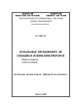 Sustainable development of commerce in Binh Đinh province