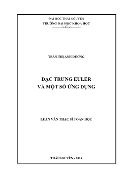 Luận văn Đặc trưng euler và một số ứng dụng