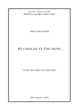 Luận văn Số catalan và ứng dụng