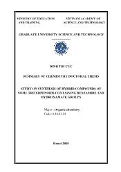 Study on synthesis of hybrid compounds of some triterpenoids containing benzamide and hydroxamate groups