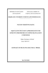 Tóm tắt Luận án Equivalent - Inclusion approximation for effective properties of compound-inclusion composites