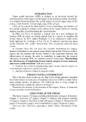 Tóm tắt Luận án Researching the effectiveness of lengthening levator muscle surgery to treat moderate and severe eyelid retraction