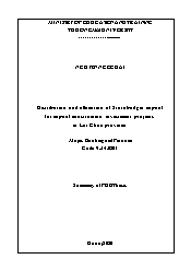 Distribution and allocation of state budget capital for capital construction investment projects in Lai Chau province