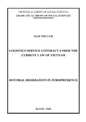 Logistics service contract under the current law of Vietnam